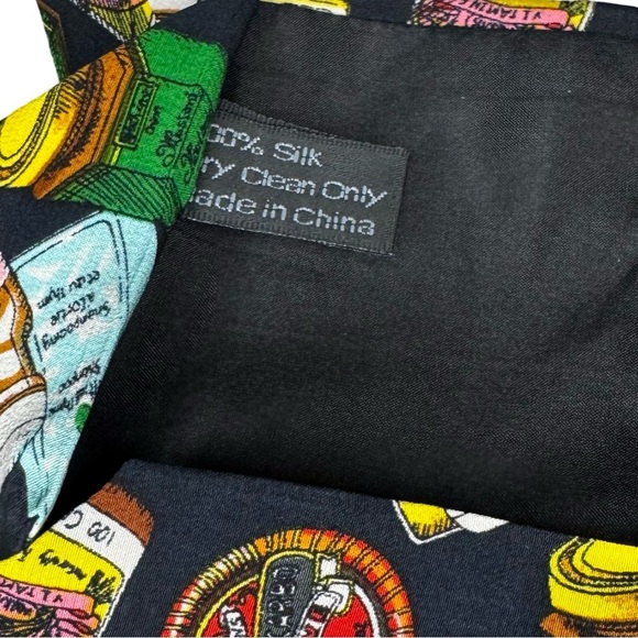 JR Watkins Colorful Patterned Men's Tie - Picture 5 of 5